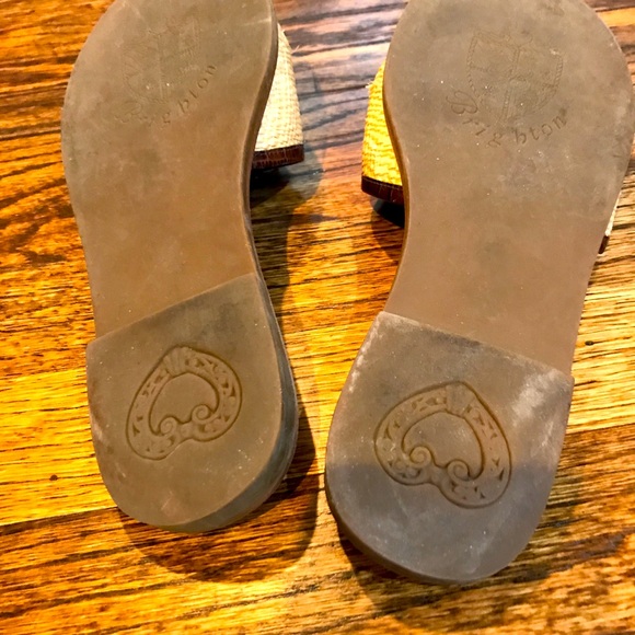 Brighton slide straw sandals - Picture 4 of 7